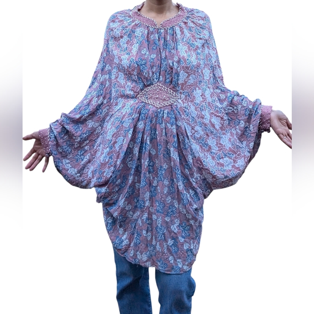 Batik LuZa Beaded Pink And Purple Dress